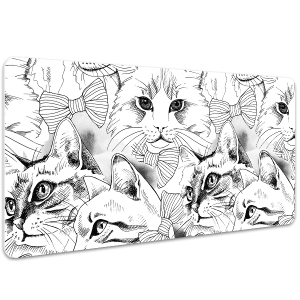 Tapis de bureau Chats cachés