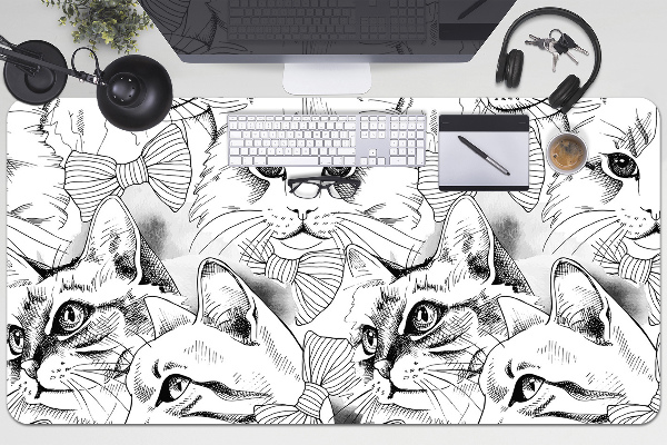 Tapis de bureau Chats cachés
