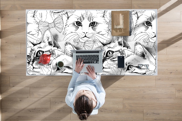 Tapis de bureau Chats cachés