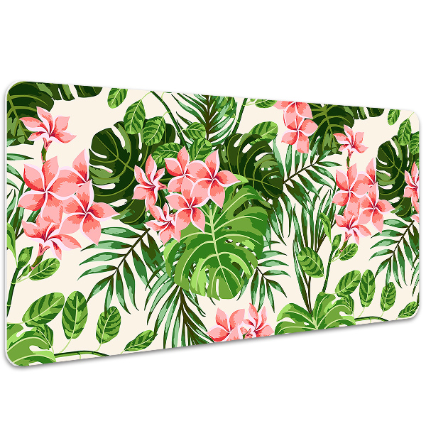 Sous main de bureau Fleurs Hawaii