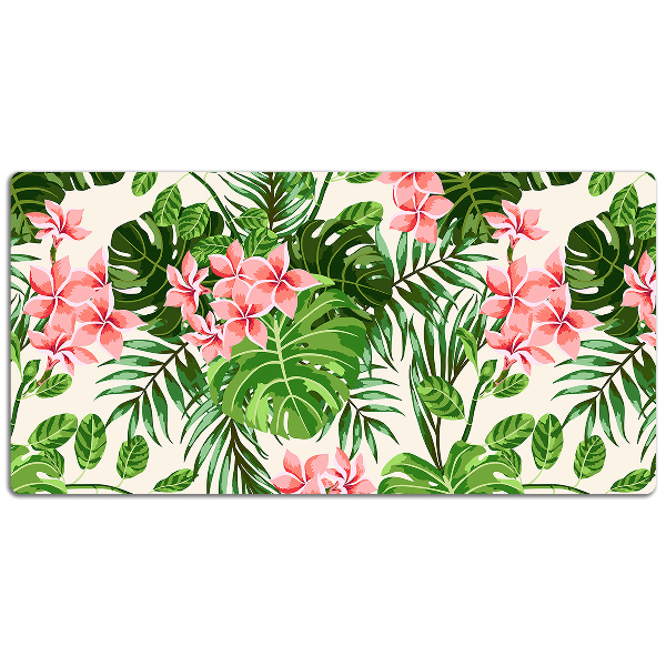 Sous main de bureau Fleurs Hawaii