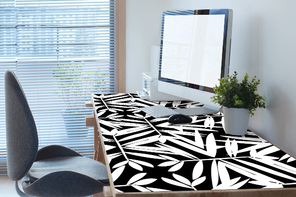 Protège bureau Motif noir et blanc