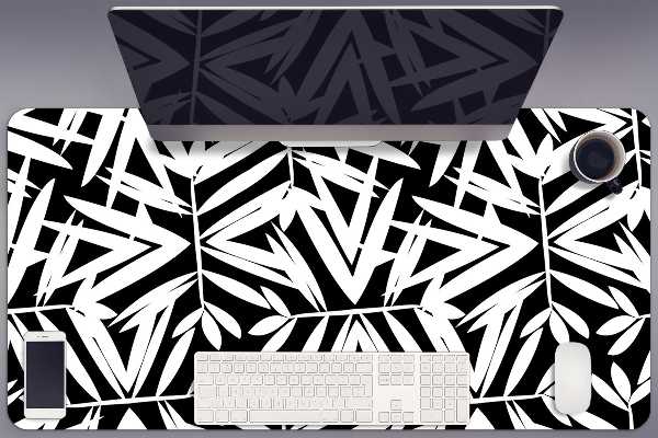 Protège bureau Motif noir et blanc