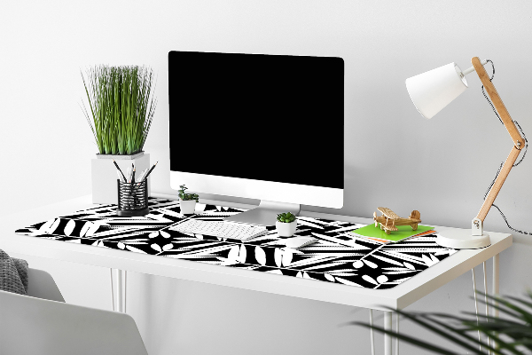 Protège bureau Motif noir et blanc