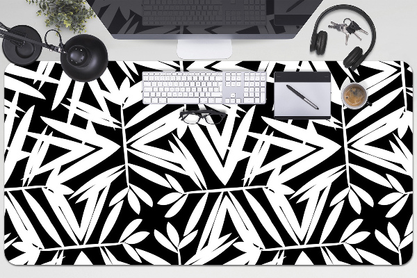 Protège bureau Motif noir et blanc