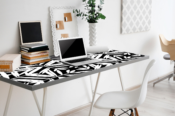Protège bureau Motif noir et blanc