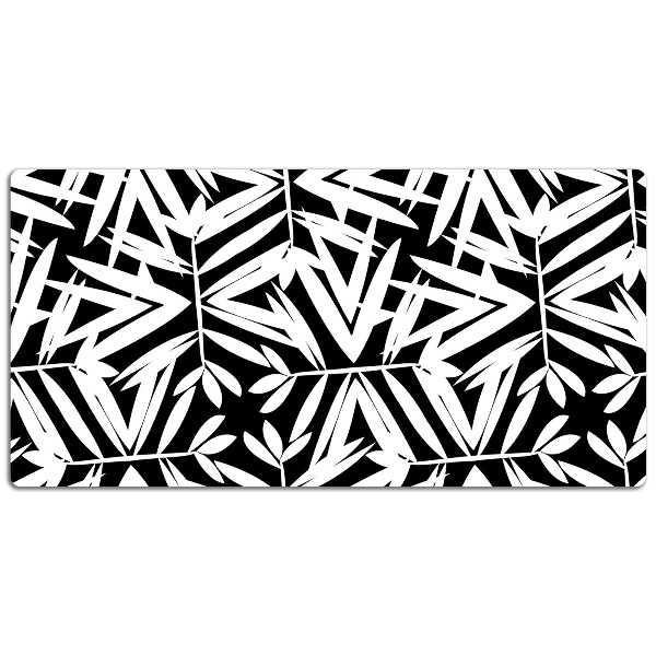 Protège bureau Motif noir et blanc