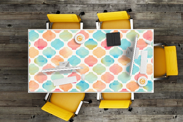 Sous main de bureau Modèle coloré