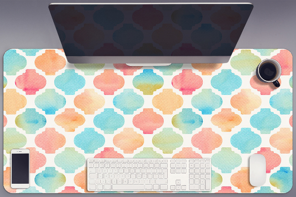 Sous main de bureau Modèle coloré