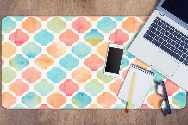 Sous main de bureau Modèle coloré