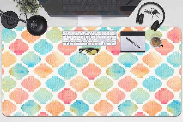 Sous main de bureau Modèle coloré
