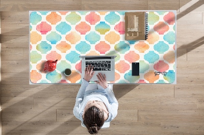 Sous main de bureau Modèle coloré