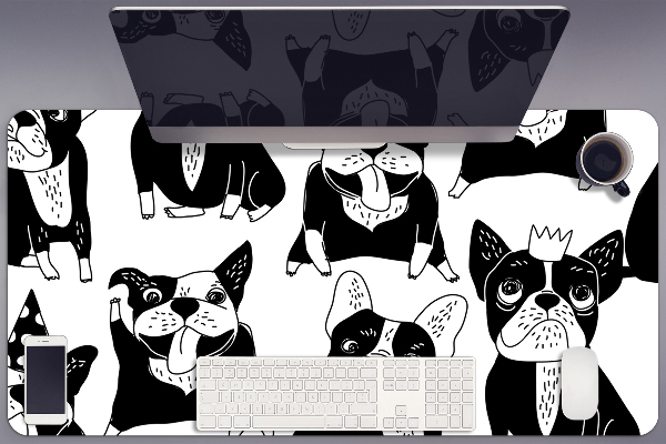 Sous main de bureau Joyeux chiens