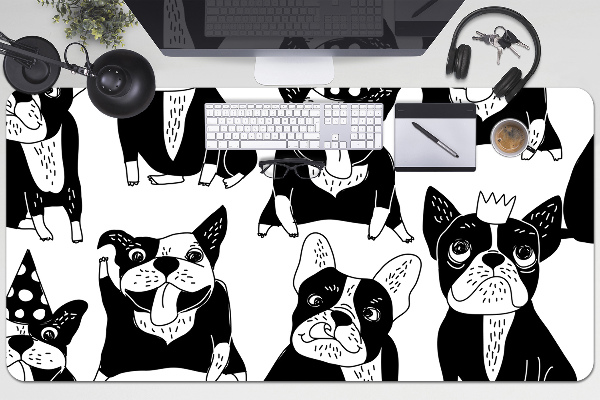Sous main de bureau Joyeux chiens