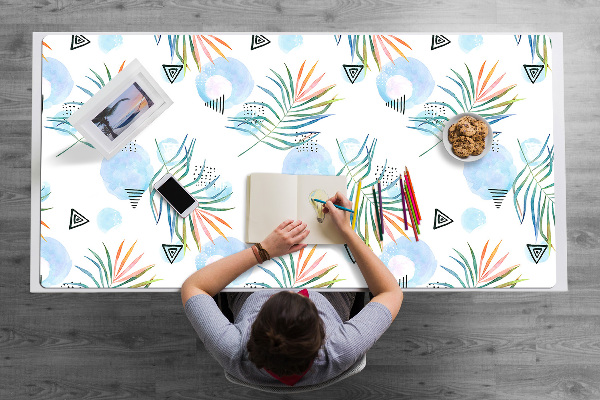 Tapis de bureau Modèle tropical