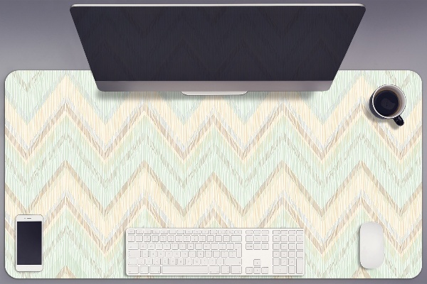 Sous main de bureau Zigzag
