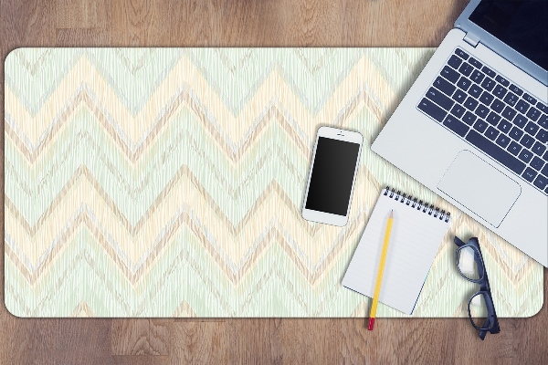 Sous main de bureau Zigzag
