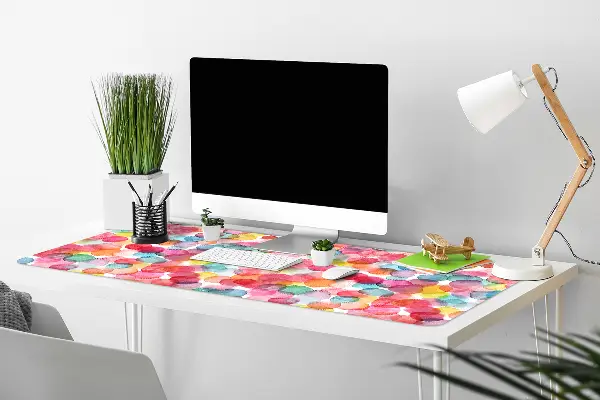 Sous-main bureau Bulles colorées