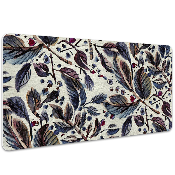 Sous-main bureau Feuilles vintage