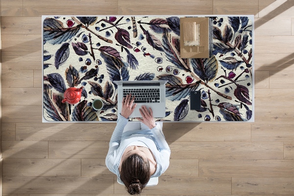 Sous-main bureau Feuilles vintage