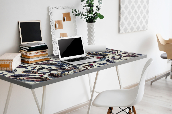 Sous-main bureau Feuilles vintage