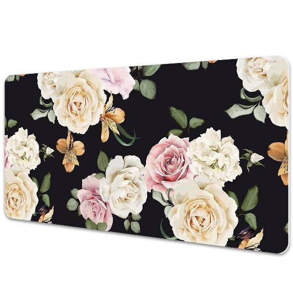 Tapis de bureau Roses vintage