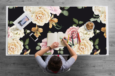 Tapis de bureau Roses vintage