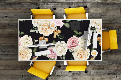 Tapis de bureau Roses vintage