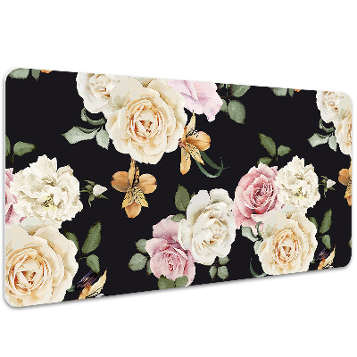 Tapis de bureau Roses vintage