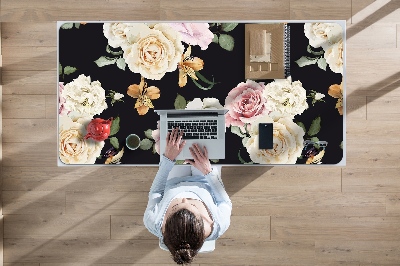 Tapis de bureau Roses vintage