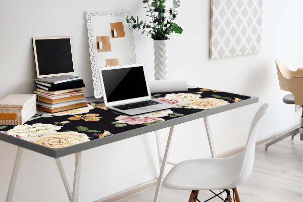 Tapis de bureau Roses vintage