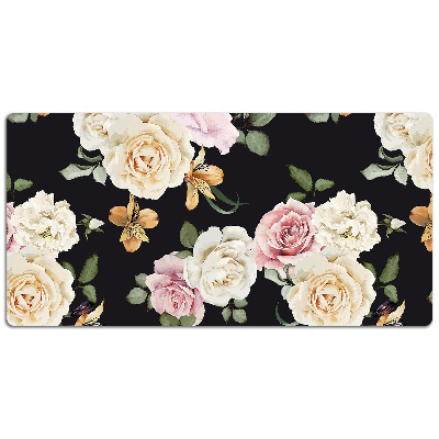 Tapis de bureau Roses vintage