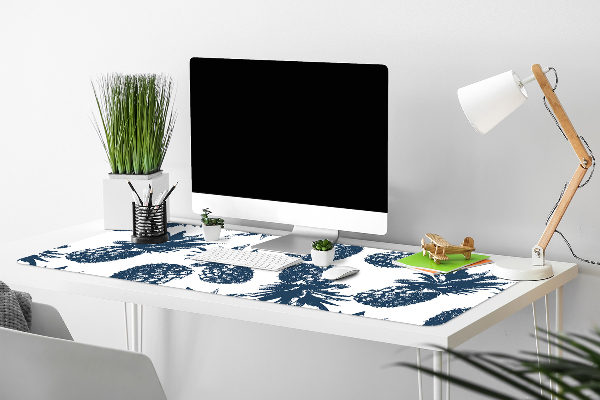 Sous main de bureau Ananas gris