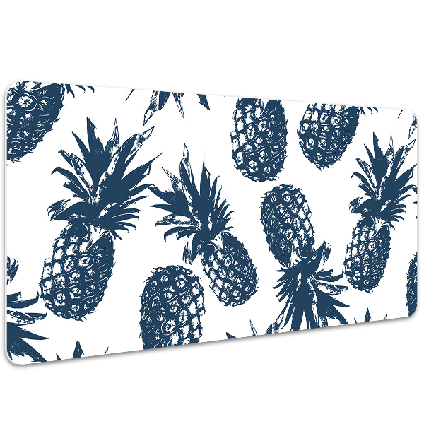 Sous main de bureau Ananas gris