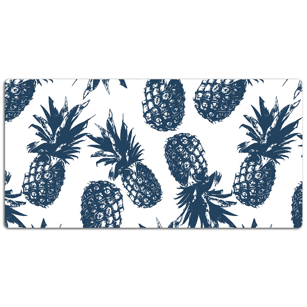 Sous main de bureau Ananas gris