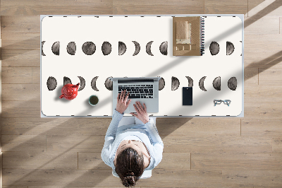 Sous main de bureau lune