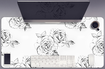 Sous main de bureau Des roses