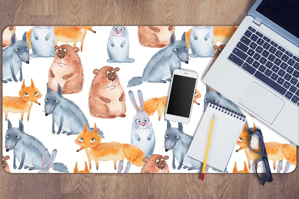 Sous main de bureau Animaux domestiques