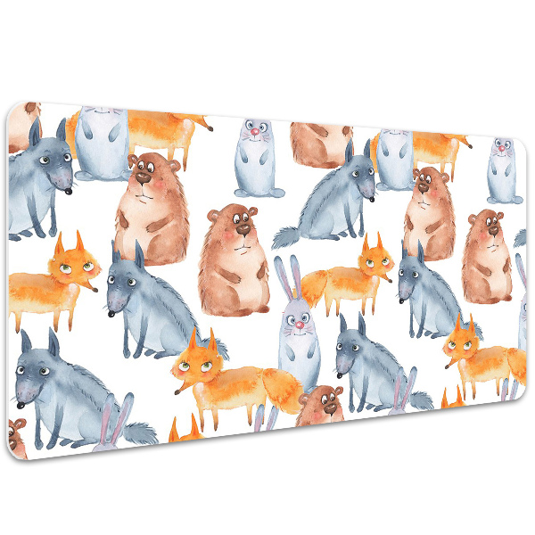 Sous main de bureau Animaux domestiques