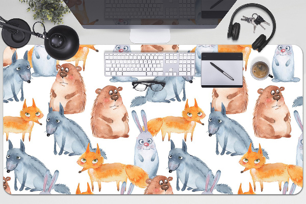 Sous main de bureau Animaux domestiques