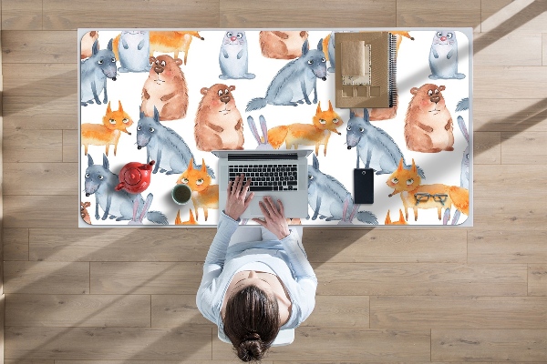 Sous main de bureau Animaux domestiques