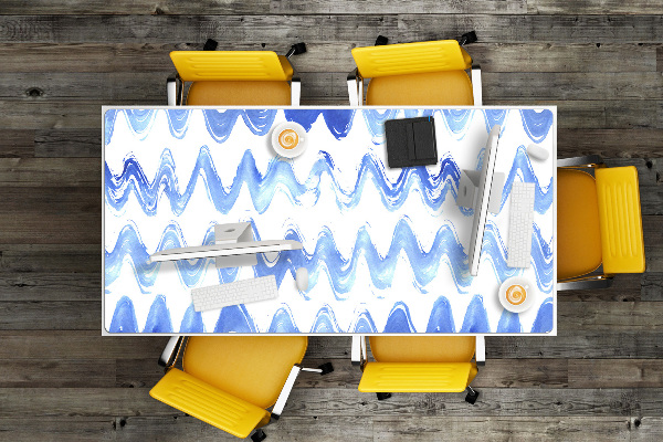 Sous main de bureau Waves aquarelles