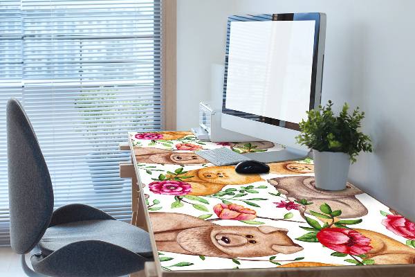 Sous main de bureau Chow chow chiens