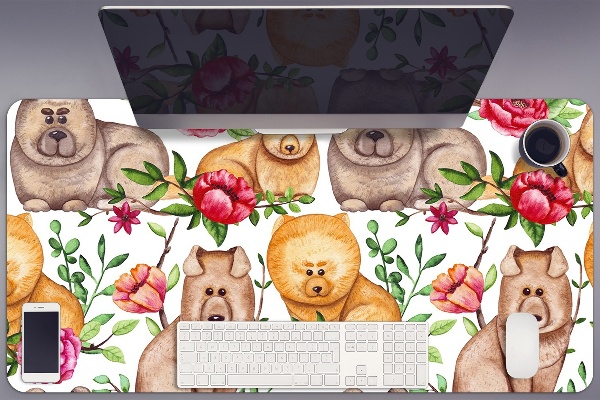 Sous main de bureau Chow chow chiens
