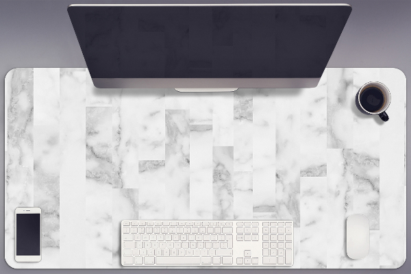 Sous main de bureau Marbre