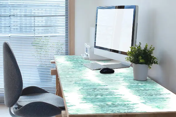 Tapis de bureau Forêt peinte