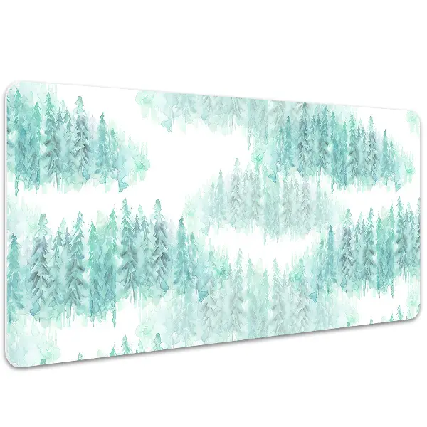 Tapis de bureau Forêt peinte