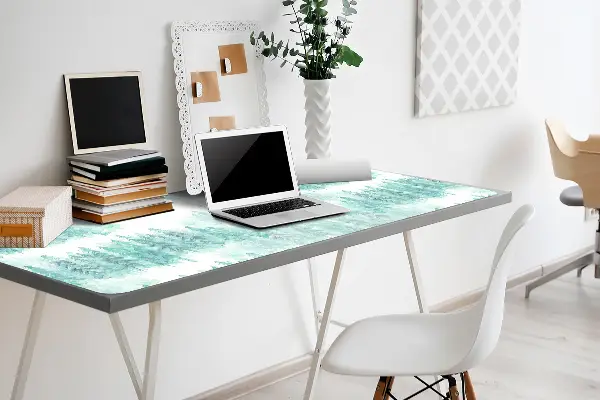 Tapis de bureau Forêt peinte