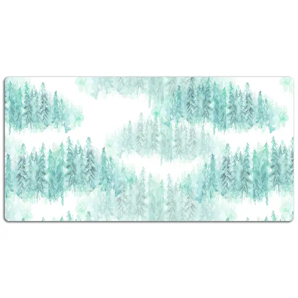 Tapis de bureau Forêt peinte