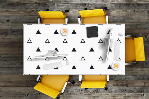 Sous main de bureau Triangles